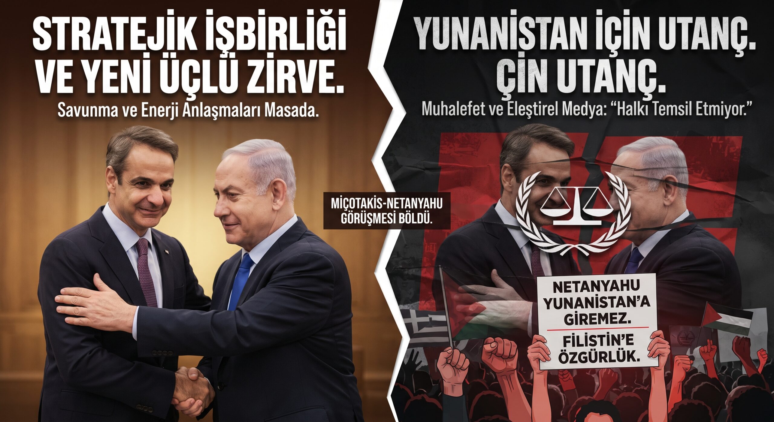 Miçotakis-Netanyahu görüşmesi Yunanistan’ı böldü: Muhalefet ve medya “utanç” dedi