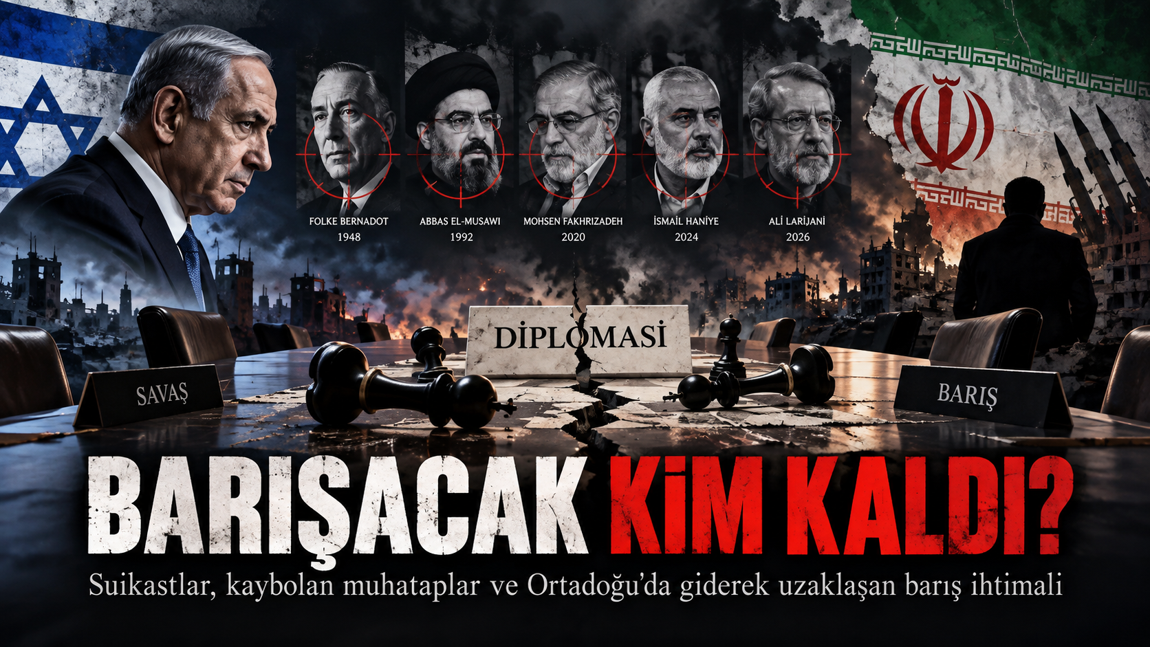 İsrail, İran’dan Gazze ve Lübnan’a kadar kendisiyle pazarlık yapabilecek kişileri defalarca ortadan kaldırdı.