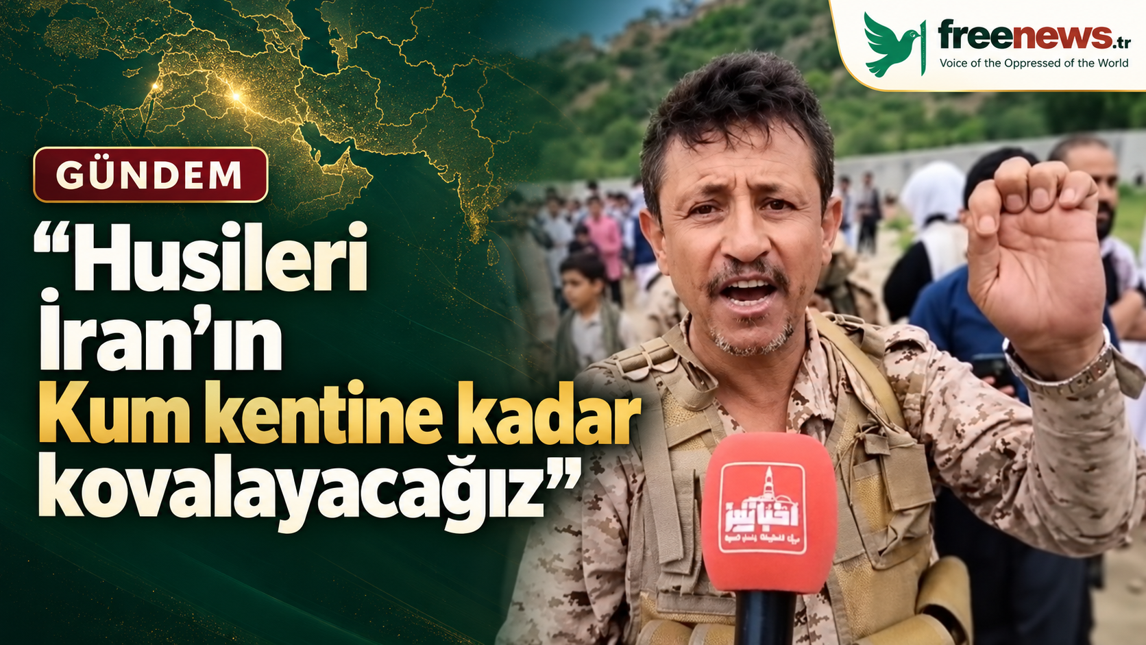 “Husileri İran’ın Kum kentine kadar kovalayacağız”