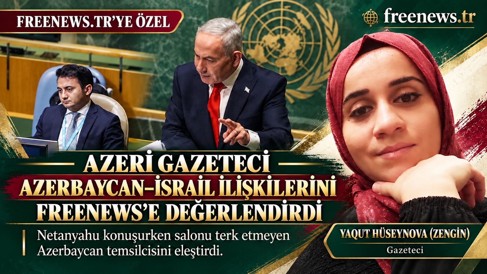 BM’deki Utanç Karelerine Azeri Gazeteciden Sert Tepki